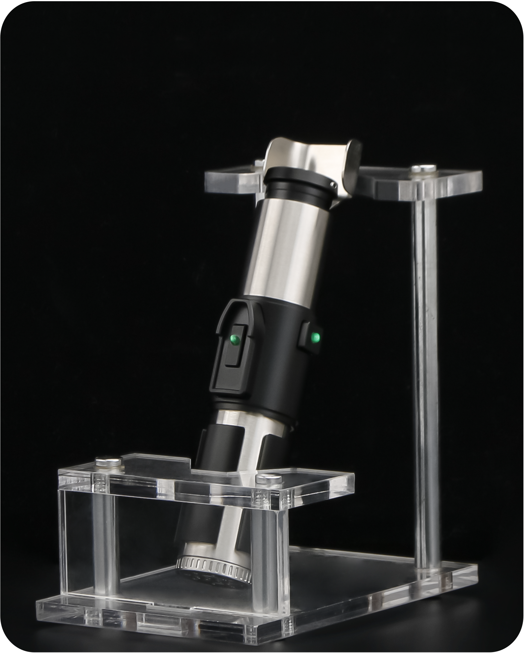 Green blade Yoda lightsaber – duel ready custom Neopixel saber