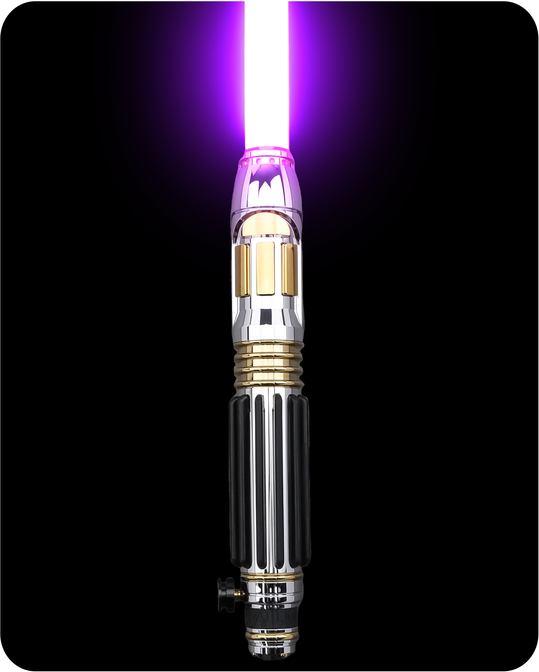 High quality Mace Windu lightsaber replica – duel ready purple Neopixel saber